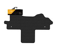 FSW - Ducato 2007-2014 Walkthrough - Tailored Van Mats - 3mm Heavy Duty Rubber - Fitted With Clips - Anti Slip Van Floor Mat, Waterproof With Anti Slip Backing - 1Pc Rubber Floor Mat