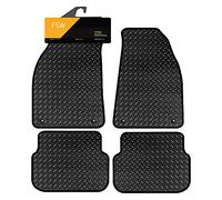 FSW - Fits AUDI A6 2004-2011 (NOT QUATTRO) - HEAVY DUTY 3mm Rubber Mat - Anti Slip Mat - Waterproof, Non Slip Car Floor Mat, Fitted with Clips & Anti Slip Backing - 4 Rubber Floor Mat Set