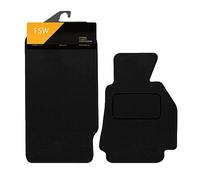 FSW - Fits Bmw Z3 E36 1995-2002 - Tailored Mats - Black Carpet - Anti Slip Mat - Non Slip Car Floor Mat, Fitted With Clips & Granulated Backing - 2 Pc Floor Mat Only