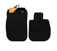 FSW - Fits BMW Z4 G29 2018-On - Tailored Mats - Black Carpet Non Slip Mat, Fitted With Velcro, Granulated Backing & Edged With Black Cloth Binding - 2 Pc Floor Mats Only