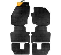 FSW - Fits Ford S Max 2011-2015 - 7 Seater - Tailored Mats - 5mm Extra Heavy Rubber - Anti Slip, Waterproof - 2 Clips - 6Pc Mats