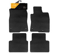 FSW - Fits Honda Civic 2017-2021 - Tailored Mats - 5mm Extra Heavy Duty Rubber - Anti Slip, Waterproof - 4 Clips - Hard Wearing - 4 Pc Mats Only