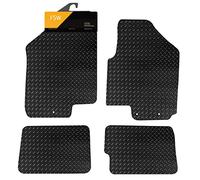 FSW - Fits Kia Soul 2011-2013 - Tailored Mats - 5mm Extra Heavy Duty Rubber - Anti Slip Mat, Waterproof - Hard Wearing - 4 Pc Floor Mats - 3 Clips