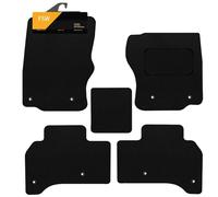 FSW - Fits Landrover Range Rover 2012-2021 - Tailored Mats - Black Carpet - Anti Slip Mat - Non Slip Car Floor Mat, Fitted With Clips & Granulated Backing - 5 Pc Floor Mat Only