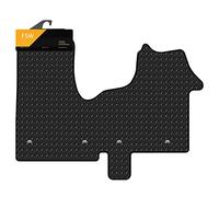 FSW - Fits Renault Traffic 2014-2022 and Vauxhall Vivaro 2014-2019 - Tailored Mats - Passenger Leg Version- Tailored 3MM Waterproof Rubber Heavy Duty Floor Mats