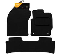 FSW - Fits Toyota Corolla Hybrid 2018-Onwards MK12 Estate - Tailored Mats - Black Carpet - Anti Slip Mat - Non Slip Car Floor Mat, Fitted With Clips Granulated Backing - 3 Pc Floor Mat Only