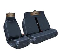 FSW - Grey Heavy Duty Universal Van Seat Covers - Single & Double Passenger Set, Waterproof Seat Protector - UK Manufactured