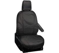 FSW - Grey Transit Custom Tailored Van Seat Covers - Heavy Duty Single And Double Passenger With Carpet Mat Set Of Waterproof Ford Transit Custom Seat Covers - UK Manufactured