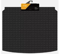 FSW - Tailored Car Boot Mat Compatible with MG5 EV Long Range 2021-On Upper Floor - 3mm Heavy Duty Rubber, Anti Slip Car Floor Mat, Waterproof and Fitted with Anti Slip Backing - 1 Pc - Black Rubber