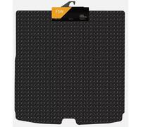 FSW - Tailored Car Boot Mat Compatible with Skoda Enyaq Upper Boot Mat 2020-Onwards - EXTRA Heavy Duty 5mm Rubber - Anti Slip Car Floor Mat, Waterproof, with Anti Slip Backing - 1 Pc - Black Rubber