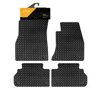 FSW Tailored Car Mats Fits Audi Q5 2017-2025, 5mm Rubber, Black, 4 Piece