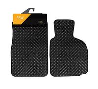 FSW Tailored Car Mats Fits BMW Z4 E85 2002-2008, 3mm Rubber, Black, 2 Piece