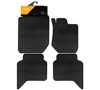 FSW Tailored Car Mats Fits Ford Ranger Wildtrax D-Cab 2012-2022, 3mm Rubber