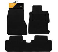 FSW Tailored Car Mats Fits Honda Civic 2001-2005 3 DOOR, Carpet, Black