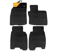 FSW Tailored Car Mats Fits Honda Civic 2006-2008 5 DOOR, 5mm Rubber, Black | 4-Piece, Custom Fit, Extra Heavy Duty Floor Mats, Anti-Slip, Waterproof