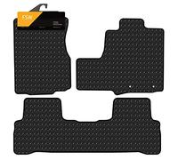 FSW Tailored Car Mats Fits Honda CR-V 2006-2012 3mm Rubber, Black