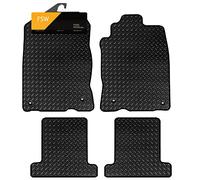 FSW Tailored Car Mats Fits Honda Cr-Z 2010-2016, 3mm Rubber, Black, 4 Piece