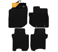 FSW Tailored Car Mats Fits Honda Jazz 2008-2011, Carpet, Black, 4 Piece
