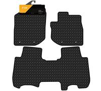 FSW Tailored Car Mats Fits Honda Jazz 2008-2014, 3mm Rubber, Black