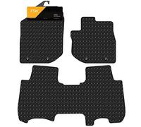 FSW Tailored Car Mats Fits Honda Jazz 2008-2014, 5mm Rubber, Black