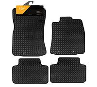 FSW Tailored Car Mats Fits Jaguar XJ 2010-2019, 3mm Rubber, Black, 4 Piece