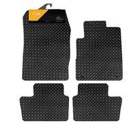 FSW Tailored Car Mats Fits Nissan Juke F16 2019-Onwards, 5mm Rubber, Black | 4-Piece, Custom Fit, Extra Heavy Duty Floor Mats, Anti-Slip, Waterproof, Fitted With Clips