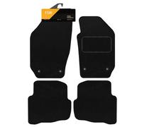 FSW Tailored Car Mats Fits Seat Ibiza 2006-2008,Carpet, Black, 4 Clips