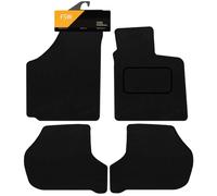 FSW Tailored Car Mats Fits Skoda Octavia 2004-2008, Carpet, Black, 4 Piece
