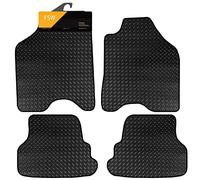 FSW Tailored Car Mats Fits Volkswagen Lupo 1999-2005, 3mm Rubber, Black