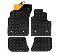 FSW - Tailored Car Mats -For Bentley Continental GT 2003-2011 - HEAVY DUTY 3mm Rubber Mat - Anti Slip Mat - Waterproof, Non Slip Car Floor Mat, Fitted with Clips & Anti Slip Backing - 4 Rubber