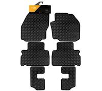 FSW - Tailored Car Mats - Ford Galaxy 2014-2015 7 Seater - HEAVY DUTY 3mm Rubber Matting - Anti Slip Mat - Waterproof, Non Slip Car Floor Mat, with Clips & Anti Slip Backing - 6XL Rubber Floor Mat Set