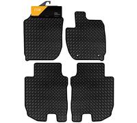 FSW - Tailored Car Mats -Honda Hr-V 2014-2021, Fixings in Driver - HEAVY DUTY 3mm Rubber Matting - Anti Slip Mat - Waterproof, Non Slip Car Floor Mat, with Clips & Anti Slip Backing - 4 Floor Mat Set
