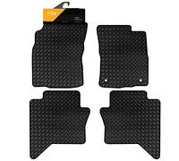 FSW - Tailored Car Mats - Toyota Hi-Lux 2016-2020 DBL Cab - HEAVY DUTY 3mm Rubber Matting - Anti Slip Mat - Waterproof, Non Slip Car Floor Mat - Clips & Anti Slip Backing - 4 Rubber Floor Mat Set