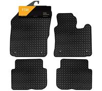 FSW - Tailored Car Mats -VW Touran 2010-2015, 5 Seat - HEAVY DUTY 3mm Rubber Matting - Anti Slip Mat - Waterproof, Non Slip Car Floor Mat, Fitted with Clips & Anti Slip Backing - 4PC