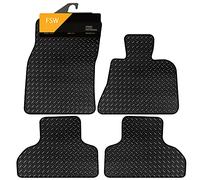 FSW - Tailored Car Mats - X5 2013(dec)-2018 (f15) 5 seat - HEAVY DUTY 3mm Rubber Mat - Anti Slip Mat - Waterproof, Non Slip Car Floor Mat, Fitted with Clips & Anti Slip Backing - 4 Rubber Floor Mat