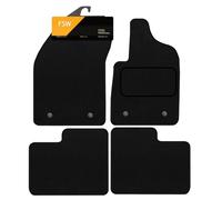 FSW - Tailored Mats - Fits ALFA ROMEO Giulietta 2014-2016 (Automatic) - Black Carpet - Anti Slip Mat - Non Slip Car Floor Mat, Fitted With Clips - 4Pc Floor Mat