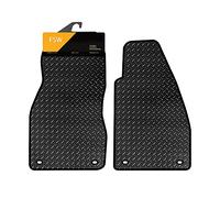 FSW - Tailored Mats - Fits ALFA ROMEO Spider 1996-2004 - HEAVY DUTY 3mm Rubber Mat - Anti Slip Mat - Waterproof, Non Slip Car Floor Mat, Fitted with Clips & Anti Slip Backing - 2 Pc