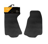 FSW - Tailored Mats - Fits ASTON MARTIN DB9 2004-2016 - 5mm Extra Heavy Duty Rubber - Anti Slip Mat, Waterproof - 4 Clips - 2 Pc Floor Mats Only