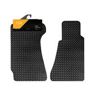 FSW - Tailored Mats - Fits ASTON MARTIN Vantage - 2005-2018 - 5mm Extra Heavy Duty Rubber - Anti Slip Mat, Waterproof - 2 Clips - 2 Pc Floor Mats Only