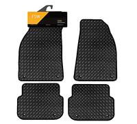 FSW - Tailored Mats - Fits AUDI A6 2008-2010 (Rs6) - HEAVY DUTY 3mm Rubber Mat - Anti Slip Mat - Waterproof, Non Slip Car Floor Mat, Fitted with Clips & Anti Slip Backing - 4 Rubber Floor Mat Set