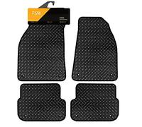 FSW - Tailored Mats - Fits AUDI A6 2009-2011 - HEAVY DUTY 3mm Rubber Mat - Anti Slip Mat - Waterproof, Non Slip Car Floor Mat, Fitted with Clips & Anti Slip Backing - 4 Rubber Floor Mat Set