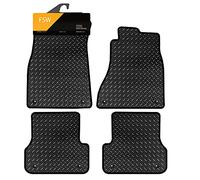 FSW - Tailored Mats - Fits AUDI A6 2011-2018 - HEAVY DUTY 3mm Rubber Mat - Anti Slip Mat - Waterproof, Non Slip Car Floor Mat, Fitted with Clips & Anti Slip Backing - 4 Rubber Floor Mat Set
