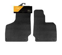 FSW - Tailored Mats - Fits Audi TT MK2 2006-2014 - 5mm Extra Heavy Duty Rubber - Anti Slip Mat, Waterproof - 4 Clips - 2 Pc Floor Mats
