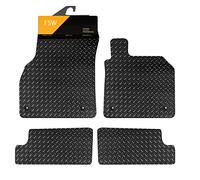 FSW - Tailored Mats - Fits Audi TT MK3 2014-2023- 5mm Extra Heavy Duty Rubber - Anti Slip Mat, Waterproof - 4 Clips - 4 Pc Floor Mats