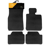 FSW - Tailored Mats - Fits Bmw 1 Series 2011-2019 F20 & F21 Hatch - 5mm Extra Heavy Duty Rubber - Anti Slip Mat, Waterproof - 2 Clips - 4 Pc Floor Mats