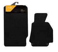 FSW - Tailored Mats - Fits BMW Z3 E36 1995-2002 Holes for Tspike- Black Carpet - Anti Slip Mat - Non Slip, Fitted With Granulated Backing & Velcro, Black Cloth Binding - 2 Pc