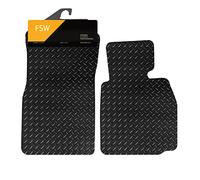 FSW - Tailored Mats - Fits BMW Z4 2002-2008 (E85) - 5mm Extra Heavy Duty Rubber - Anti Slip Mat, Waterproof - 2 Clips - 2 Pc Floor Mats Only