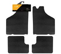 FSW - Tailored Mats - Fits British Leyland Classic Mini 1959-2000 - 5mm Extra Heavy Duty Rubber - Anti Slip Mat, Waterproof - Hard Wearing - 4 Pc Floor Mats Only