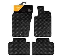 FSW - Tailored Mats - Fits CHRYSLER Grand Cherokee 2011-2013 (WK2) - 5mm Extra Heavy Duty Rubber - Anti Slip Mat, Waterproof - 3 Clips - 4 Pc Floor Mats Only