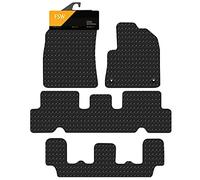 FSW - Tailored Mats - Fits CITROEN Grand C4 Space Tourer 2018-Onwards - 5mm Extra Heavy Duty Rubber - Anti Slip Mat, Fitted With 2 Clips, Waterproof - Hard Wearing - 4 Pc Floor Mats Only